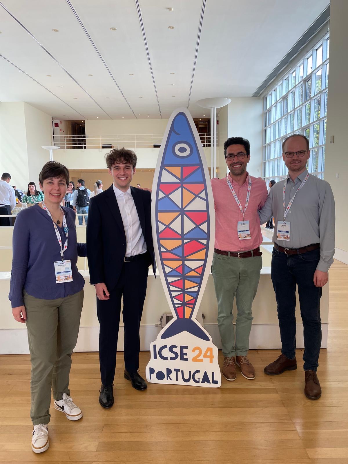 Group photo of B-Assist Collaborators at ICSE 2024.